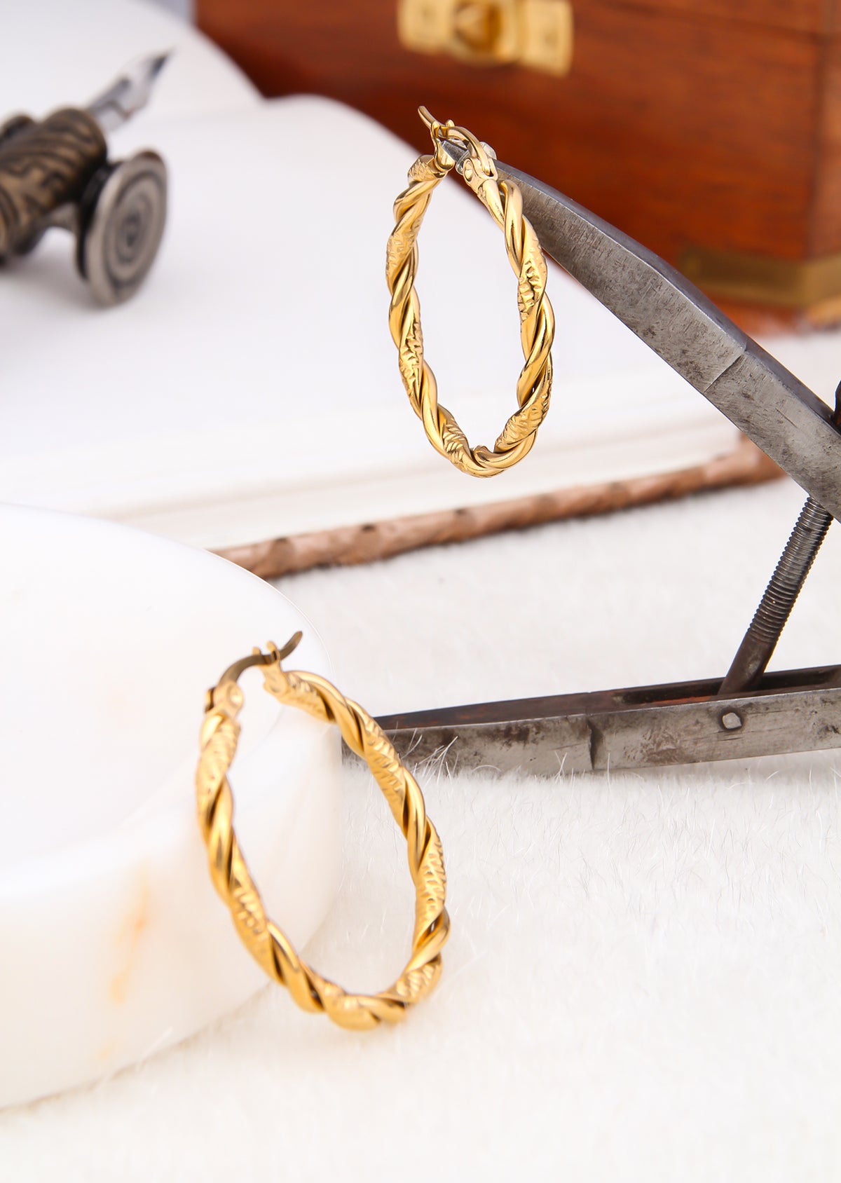 Steel Earrings
