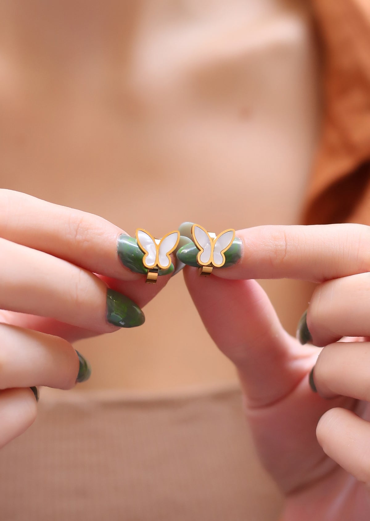 Boucles D'oreilles Nacre