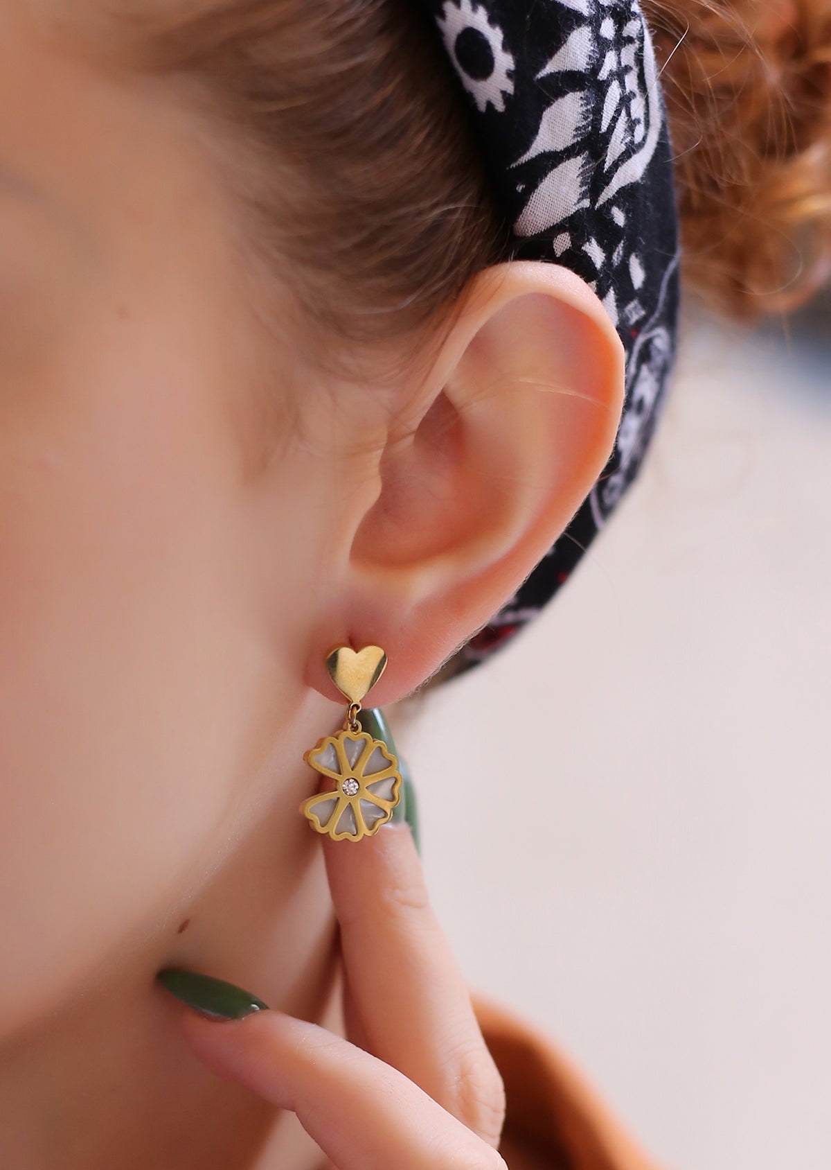 Boucles D'oreilles Nacre