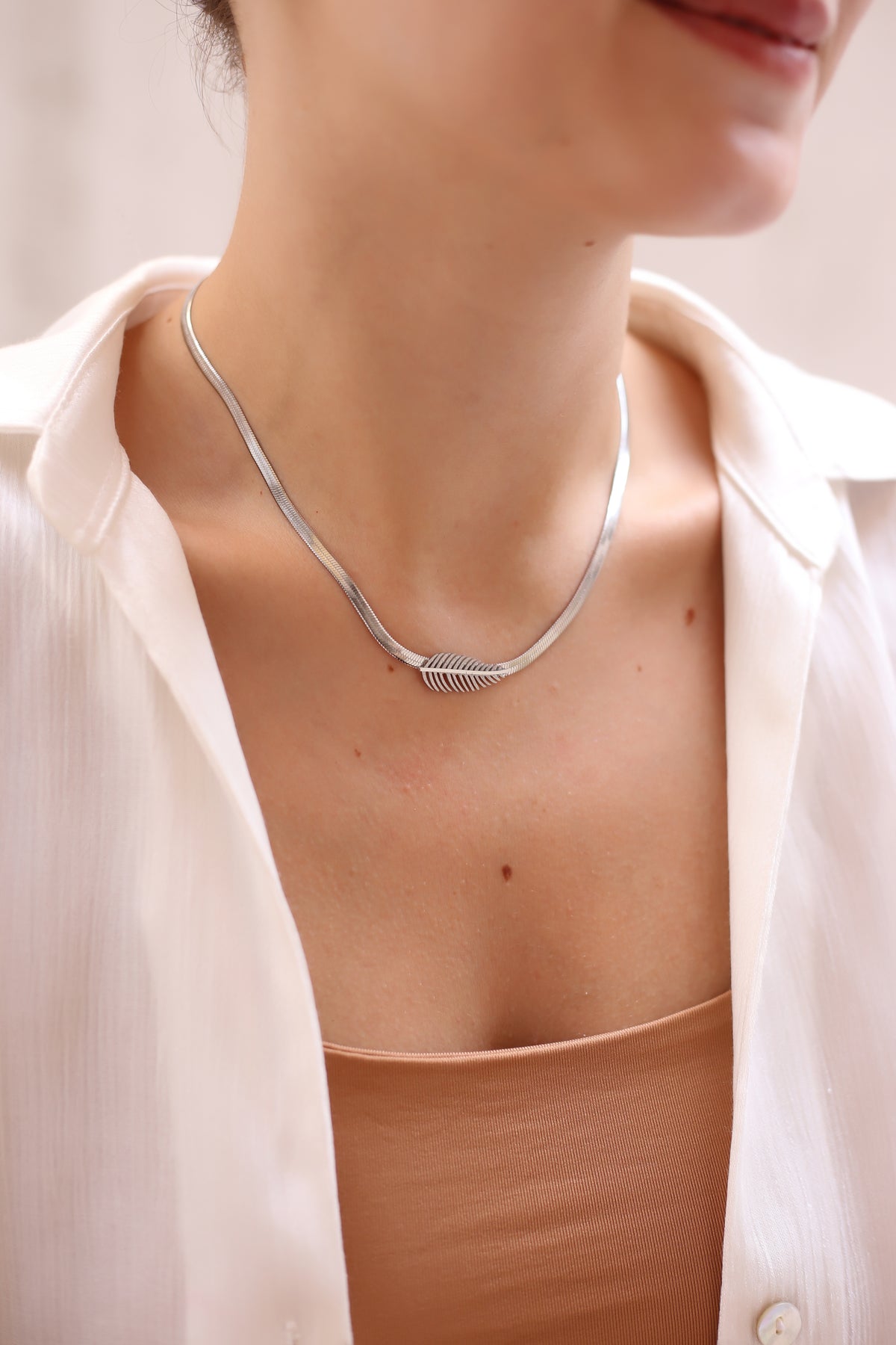 Collier Feuille